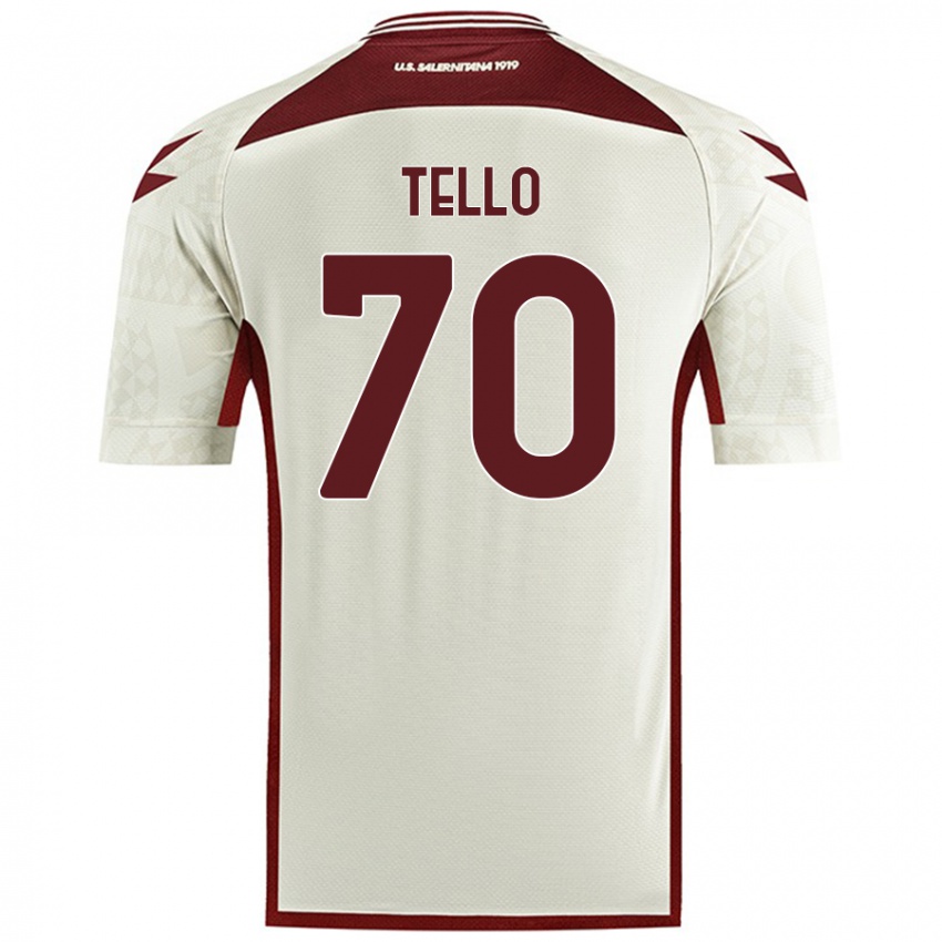 Miesten Andrés Tello #70 Kerman Värinen Vieraspaita 2024/25 Lyhythihainen Paita T-Paita