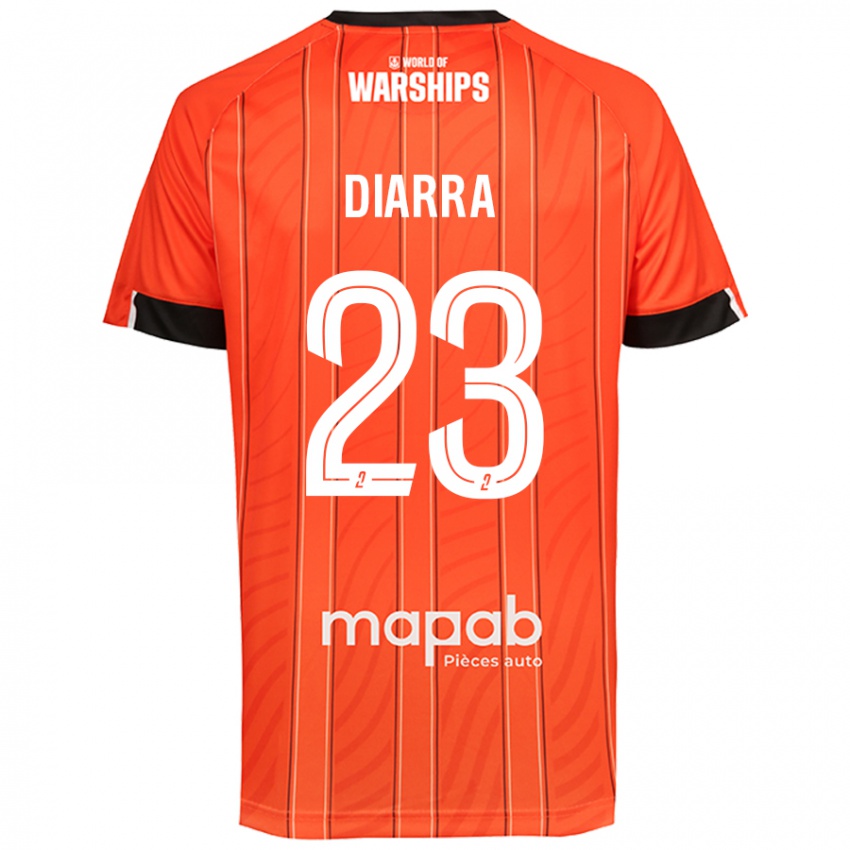 Naisten Stéphane Diarra #23 Oranssi Kotipaita 2024/25 Lyhythihainen Paita T-Paita